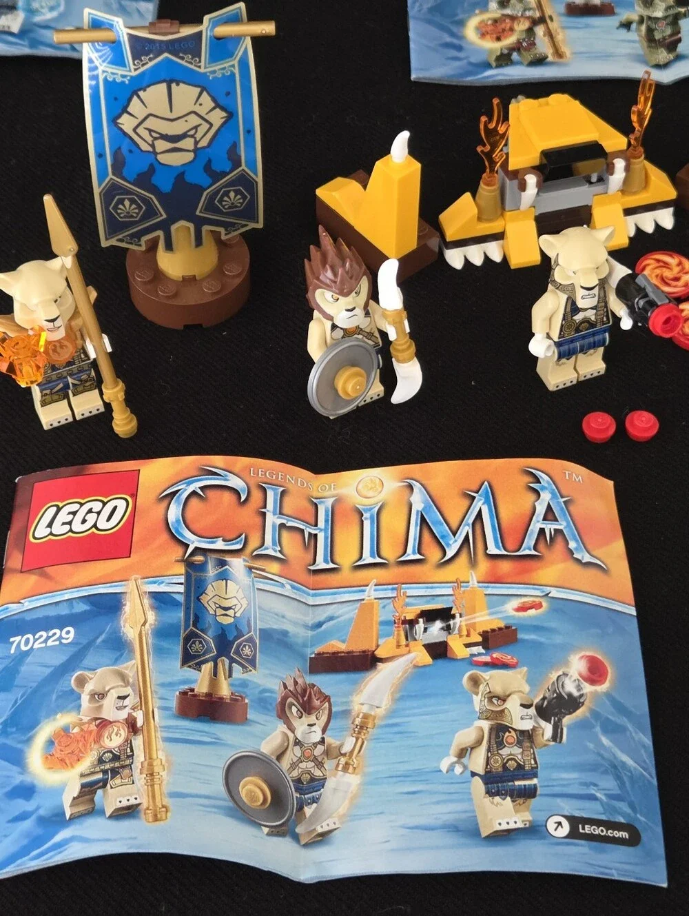 Lego 2015 Legends Of Chima Lot of 3 Battle Packs 70229/70230/70231 **READ DES**